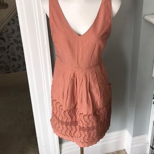 2 for $20! J. Crew Peach/Coral Dress Size 2